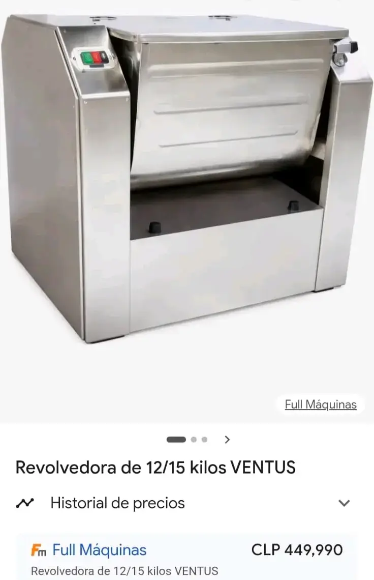 Revolvedora Ventus 12/15 kilos
