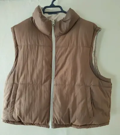 Chaqueta acolchado beige Reversible - miniatura 2