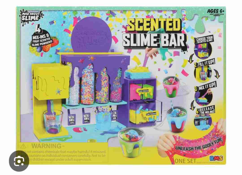Set de slime con aromas frutales