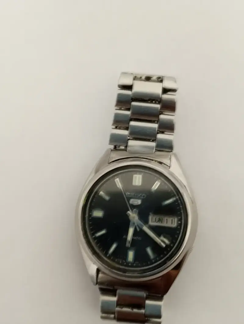 Reloj automático Seiko plateado