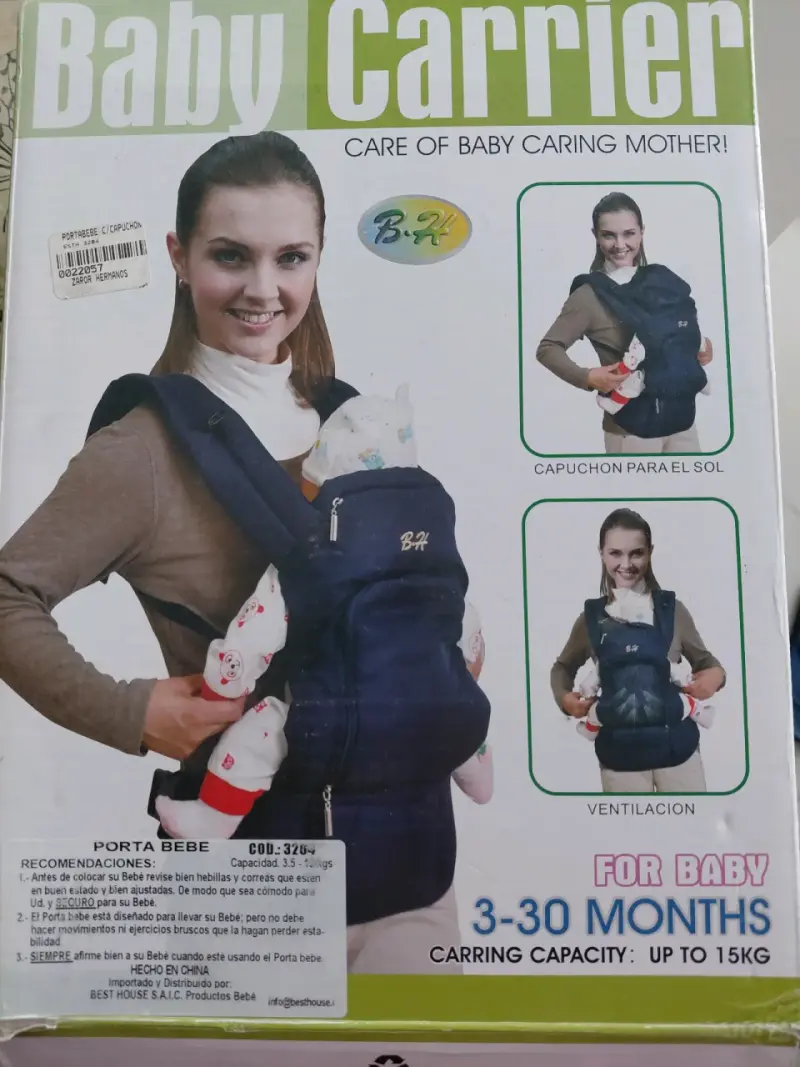 Portabebés B&K azul