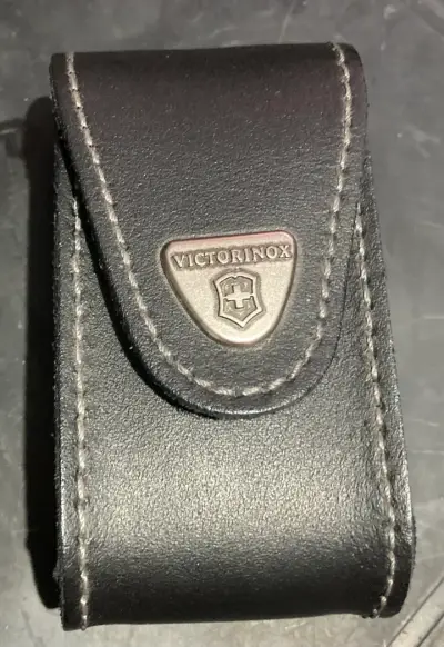Navaja Suiza multiusos roja + Estuche Cuero - miniatura 6