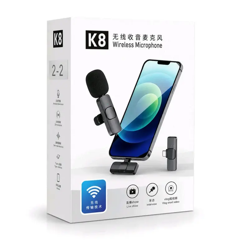 Micrófono inalámbrico K8 - 1
