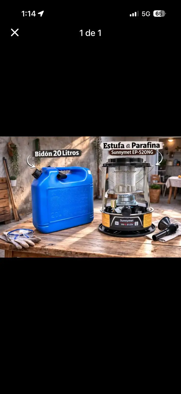 Estufa a parafina Sunnymet EP-520NG - 1