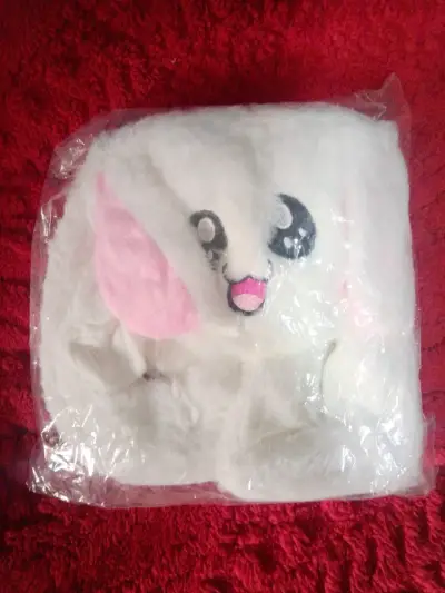 Gorro orejas con cara de conejo - miniatura 1