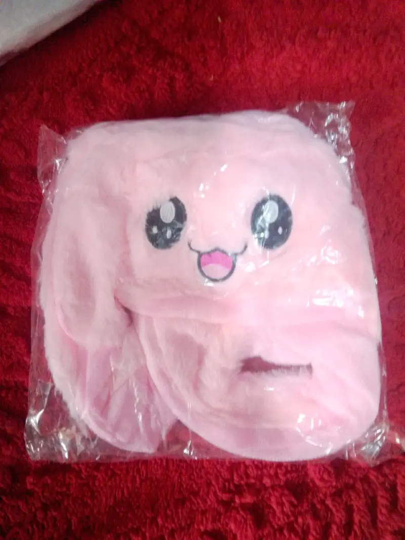 Gorro orejas con cara de conejo - 2