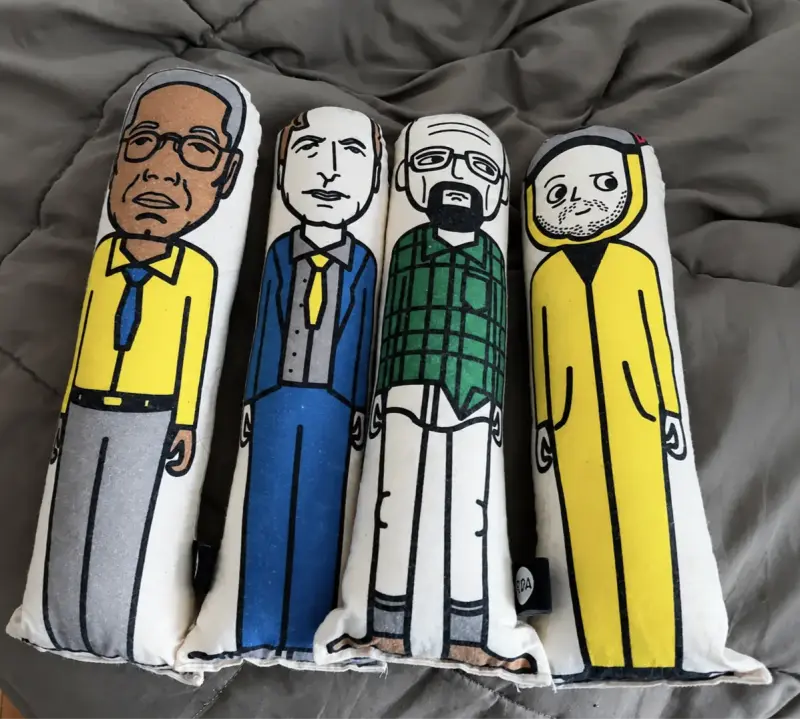 Set de cojines decorativos personajes Breaking Bad