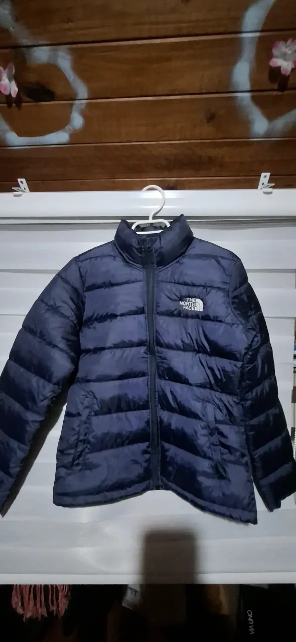 Chaqueta acolchada azul The North Face