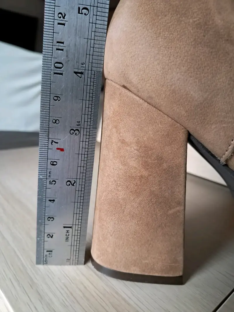 Botas Pollini  de tacón tabaco, 100% cuero - 2