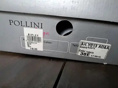 Botas Pollini  de tacón tabaco, 100% cuero - miniatura 3