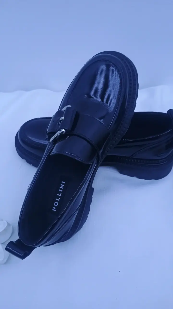 Mocasines burdeos brillantes - 2