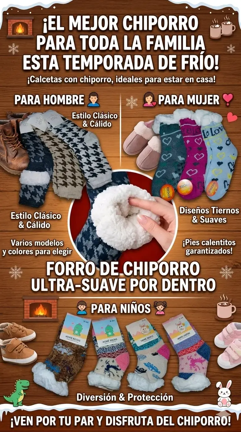 Calcetines de chiporro para invierno - 1
