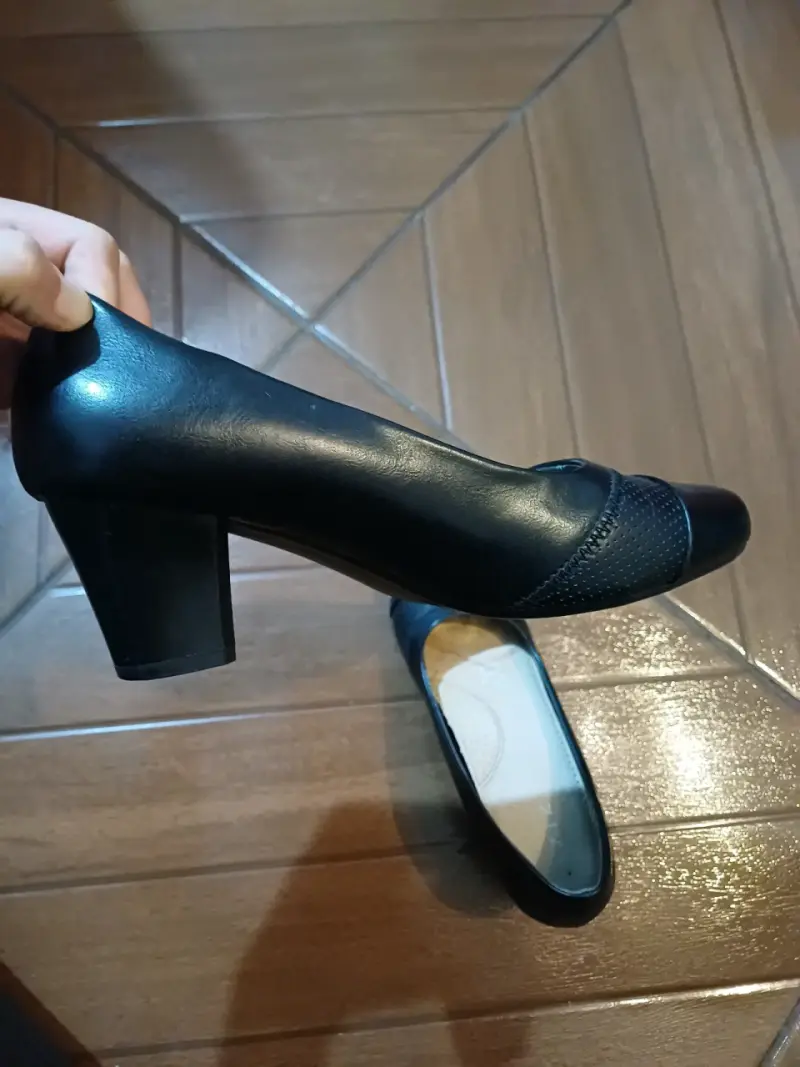 Zapatos con taco negros de mujer - 4
