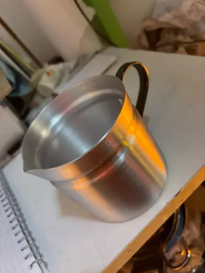Jarra lechera de aluminio sencilla - miniatura 2