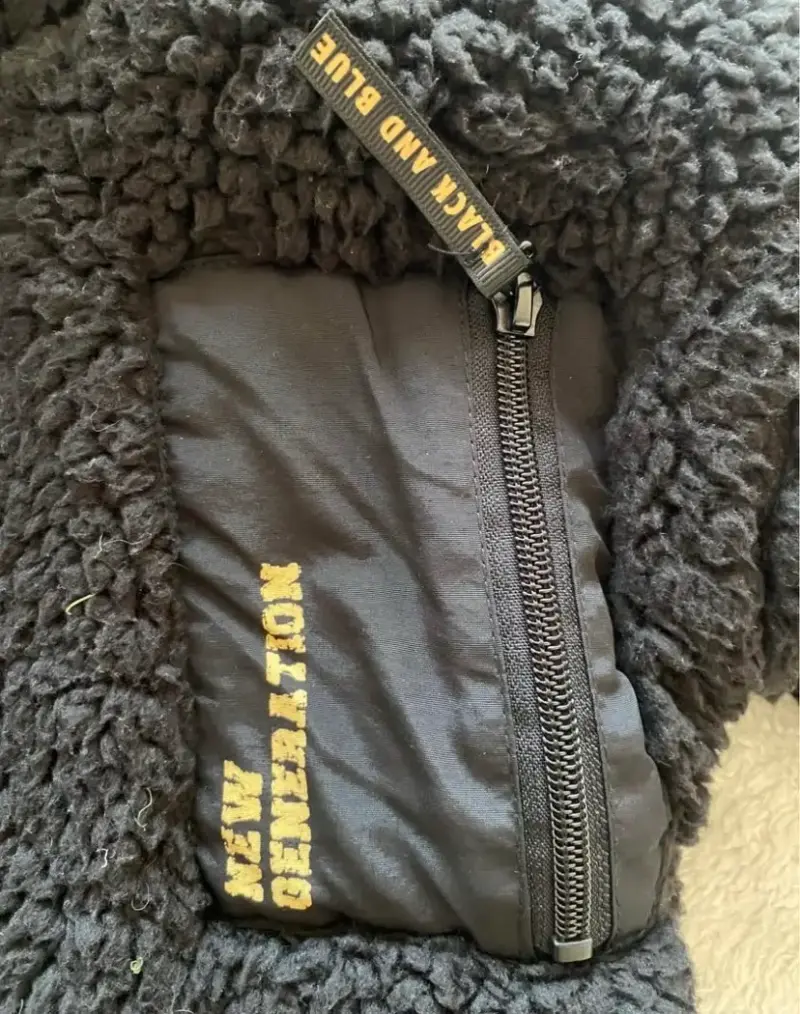 Chaqueta Chiporro Negra Talla 4 Black and Blue - 4