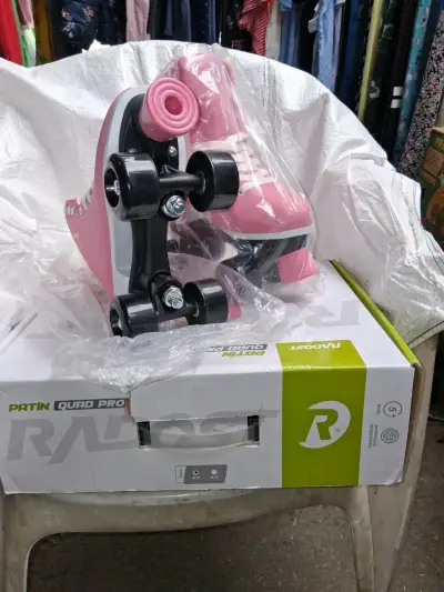 Patines quad rosas nuevos - miniatura 3