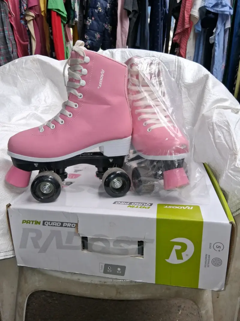 Patines rosados Quad Pro - 3