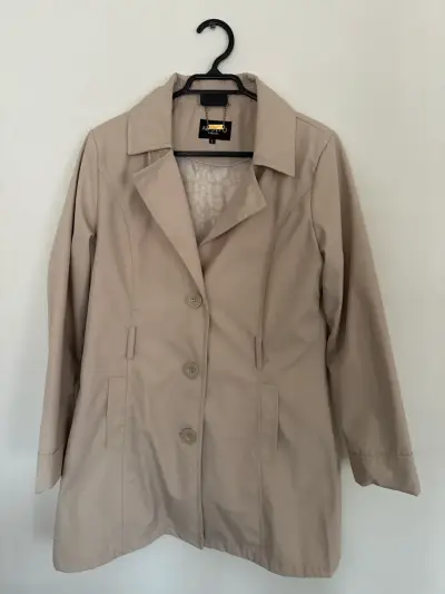 Abrigo beige mujer - miniatura 1