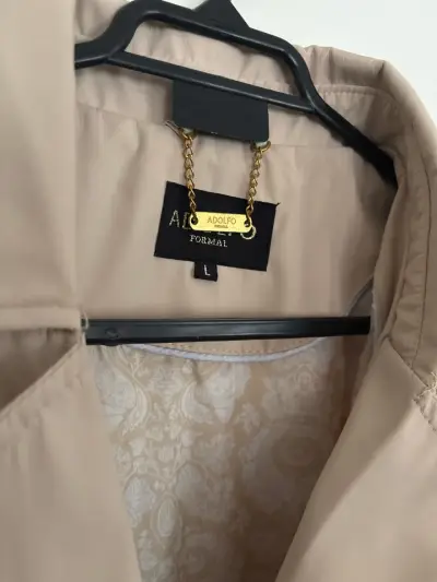 Abrigo beige mujer - miniatura 2
