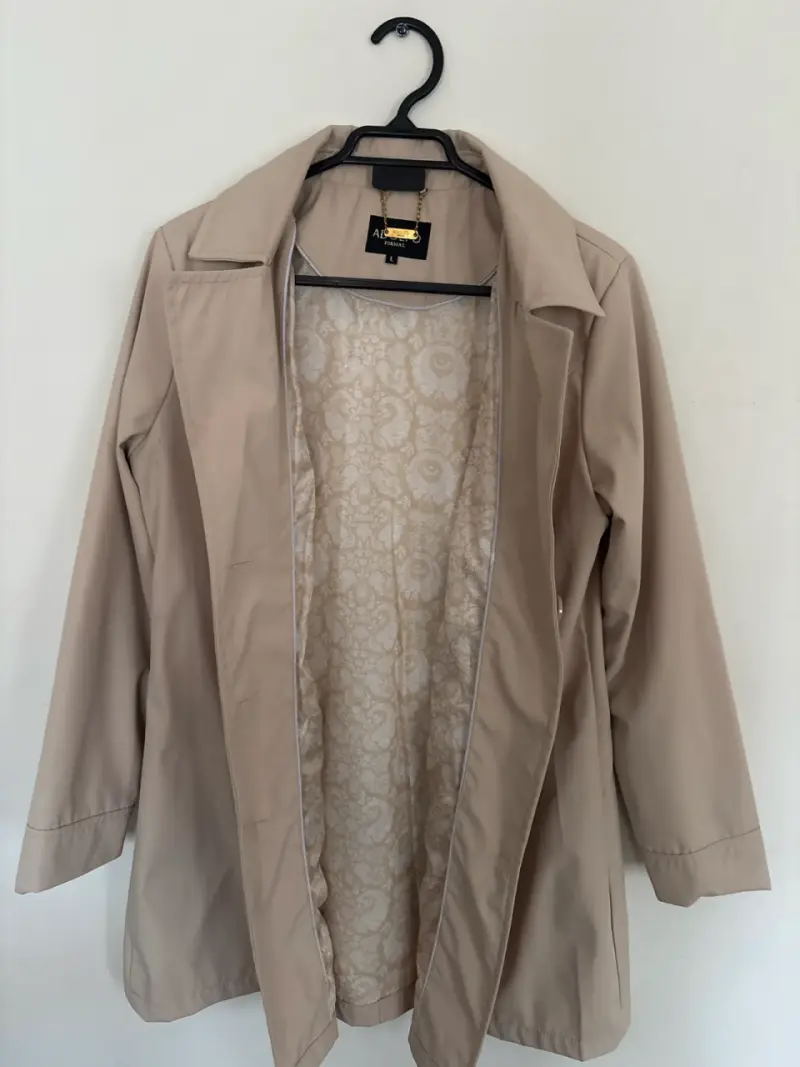 Abrigo beige mujer - 4