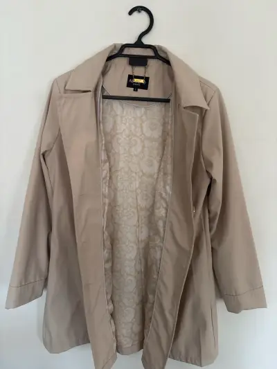 Abrigo beige mujer - miniatura 4
