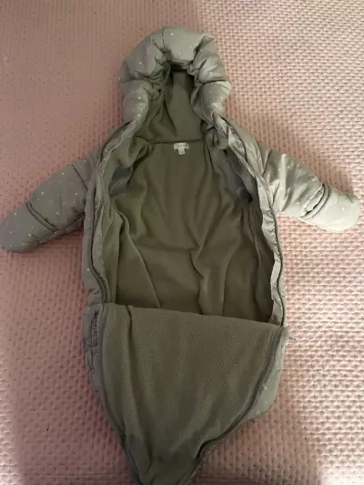 Saco de dormir para bebé gris - miniatura 2