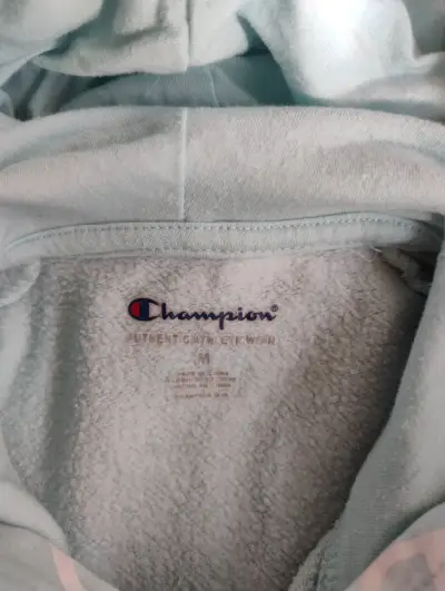 Polerón con capucha Champion celeste - miniatura 2