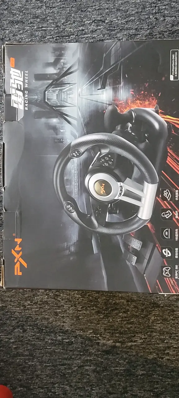 Volante de carreras PXN para gaming