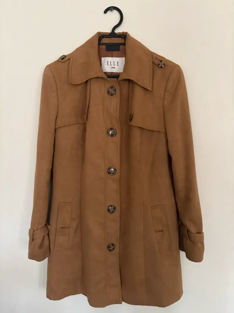 Abrigo camel Elle Large mujer - 1
