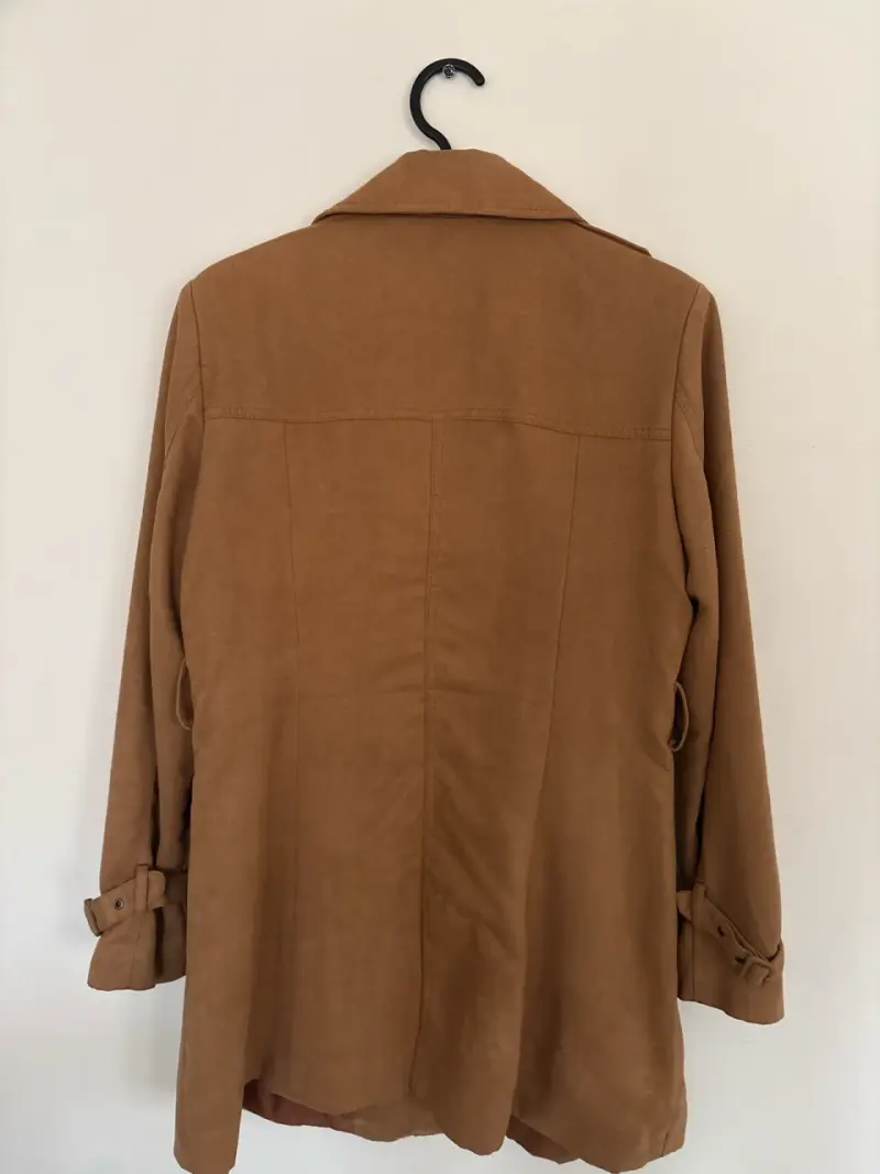 Abrigo camel Elle Large mujer - 3