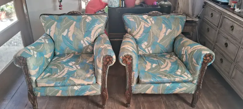 Sillones vintage estampados - 1