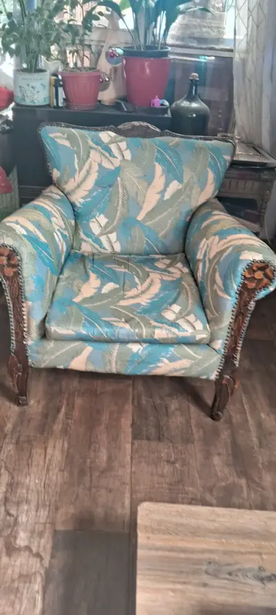Sillones vintage estampados - miniatura 3