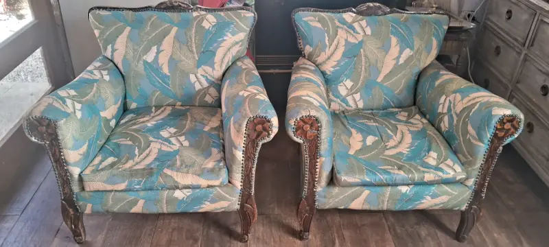 Sillones vintage estampados - 4