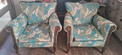 Sillones vintage estampados - miniatura 4