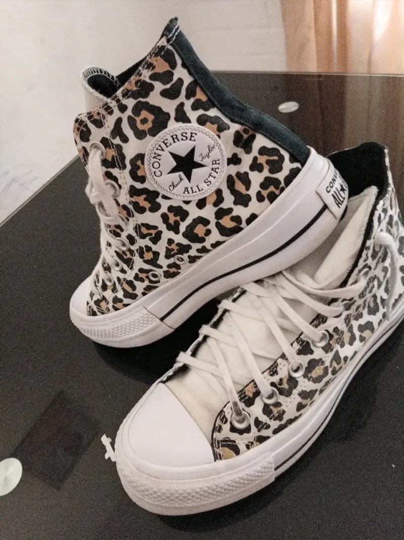 Zapatillas Converse estampado leopardo - 2