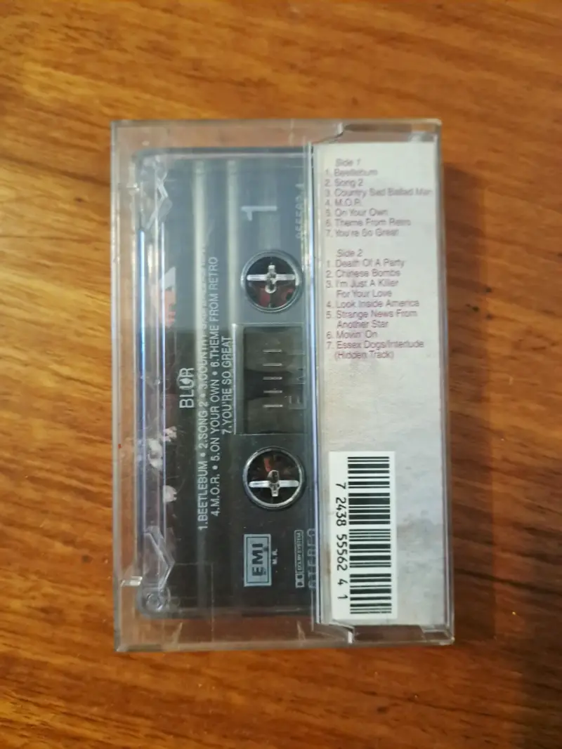 Cassette álbum Blur - 2