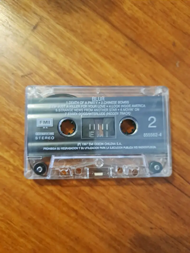 Cassette álbum Blur - 5
