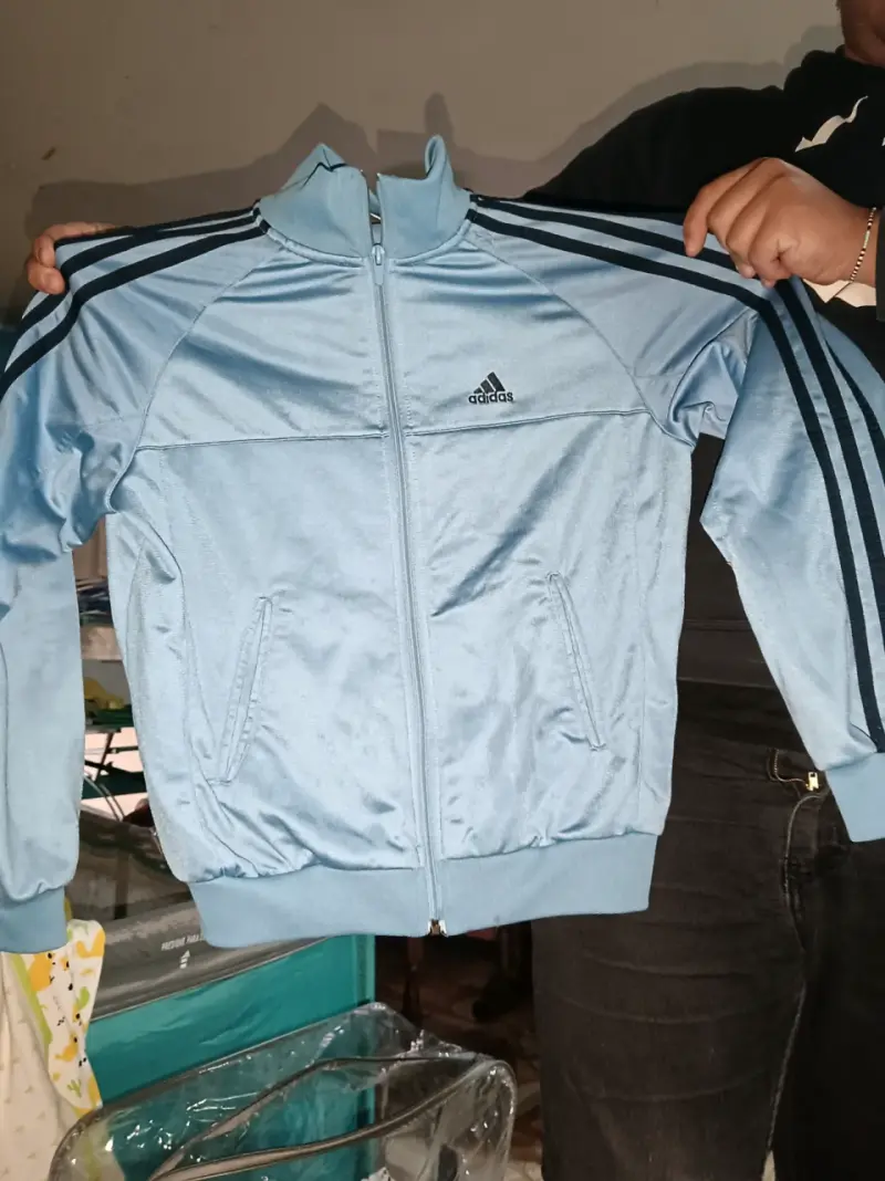 Chaqueta deportiva azul adidas - 1