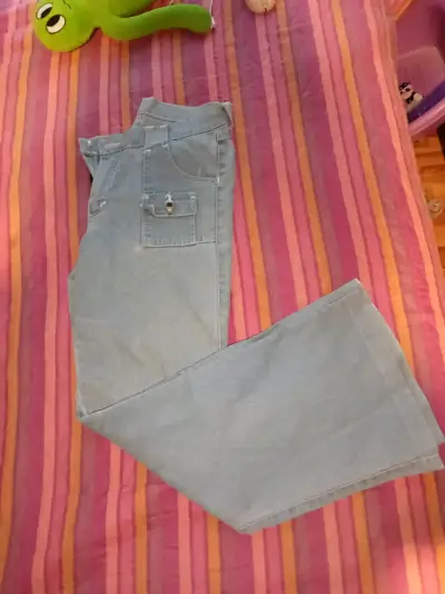 Jeans de mezclilla celeste - miniatura 1