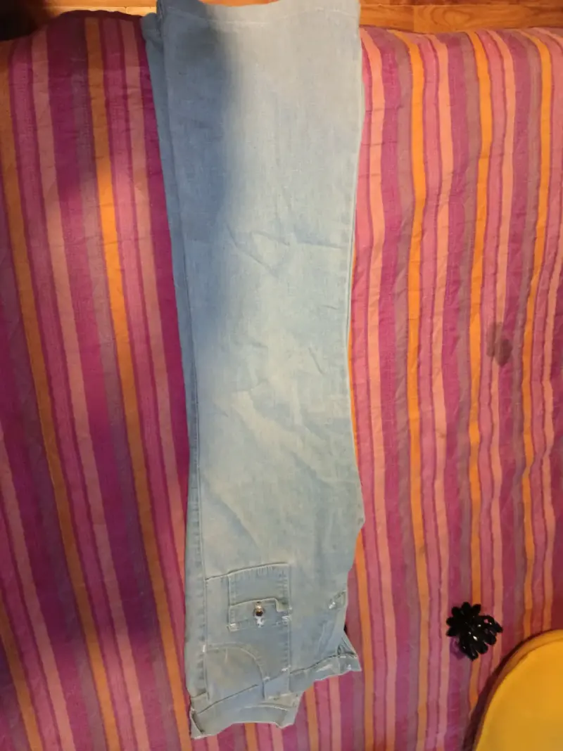 Jeans de mezclilla celeste - 2