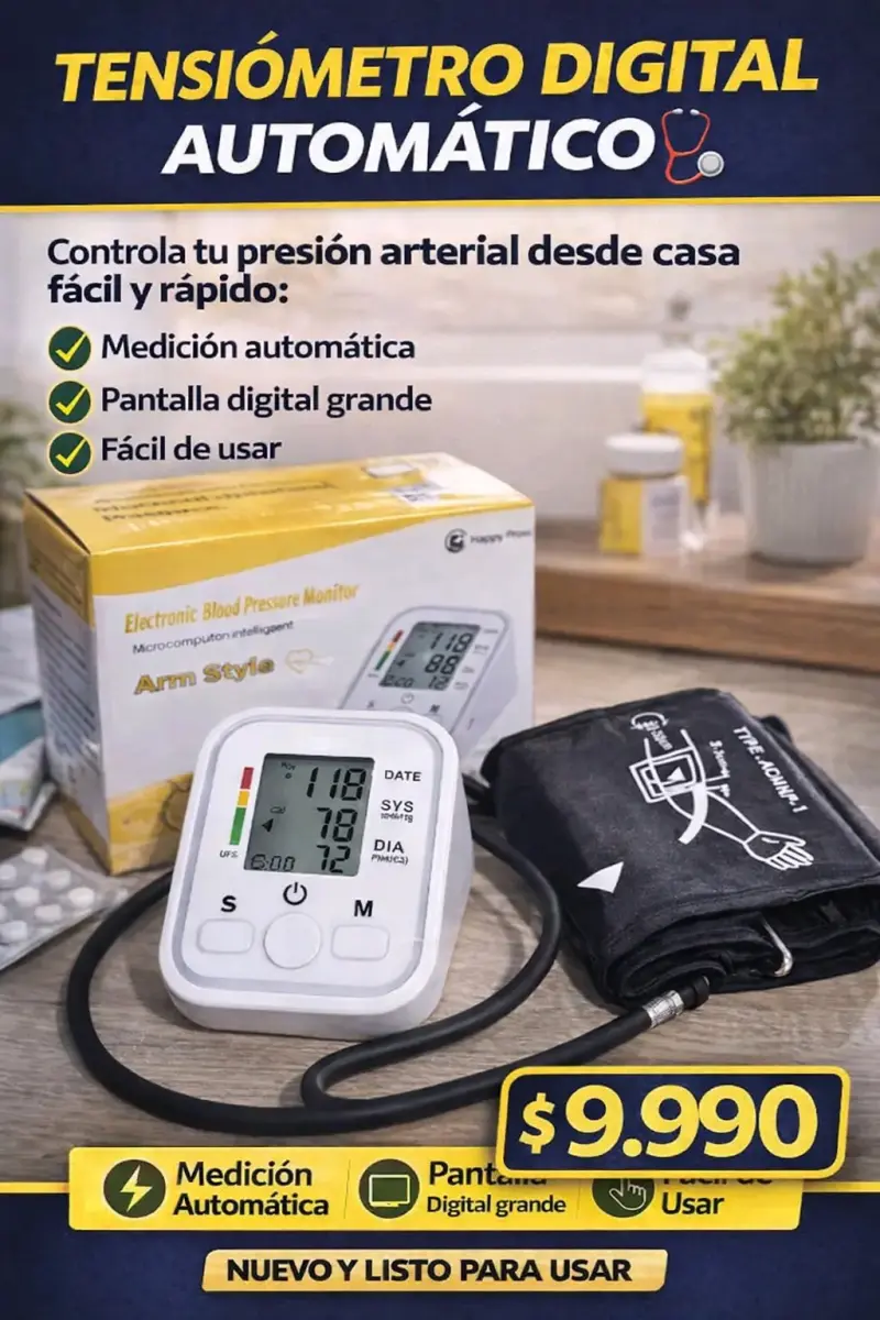 Tensiómetro digital automático