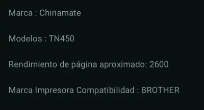 Brother toner láser TN450 - miniatura 2