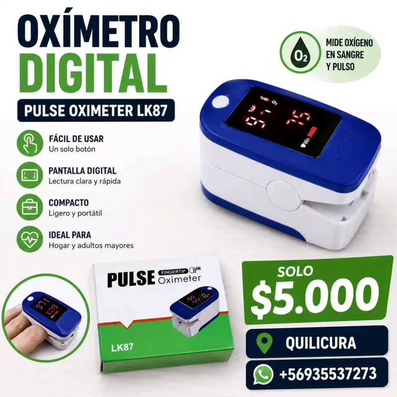 Oxímetro digital LK87