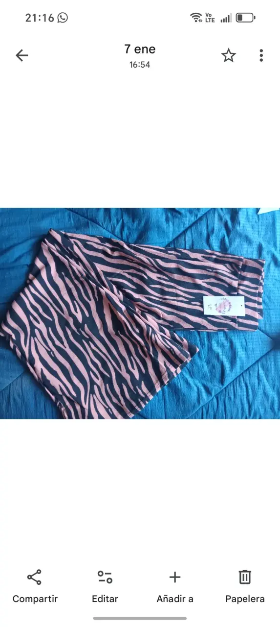 Pantalones estampado animal print