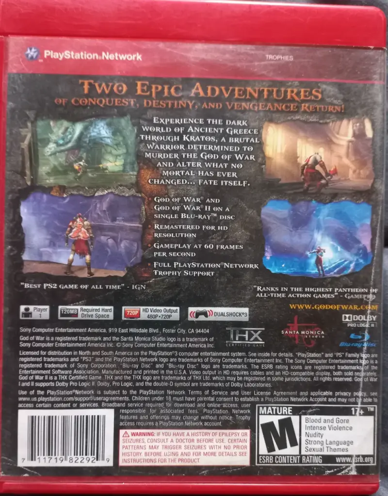 God of War Collection PS3 - 2