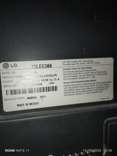 Televisor LG pantalla plana 32 pulgadas - miniatura 5