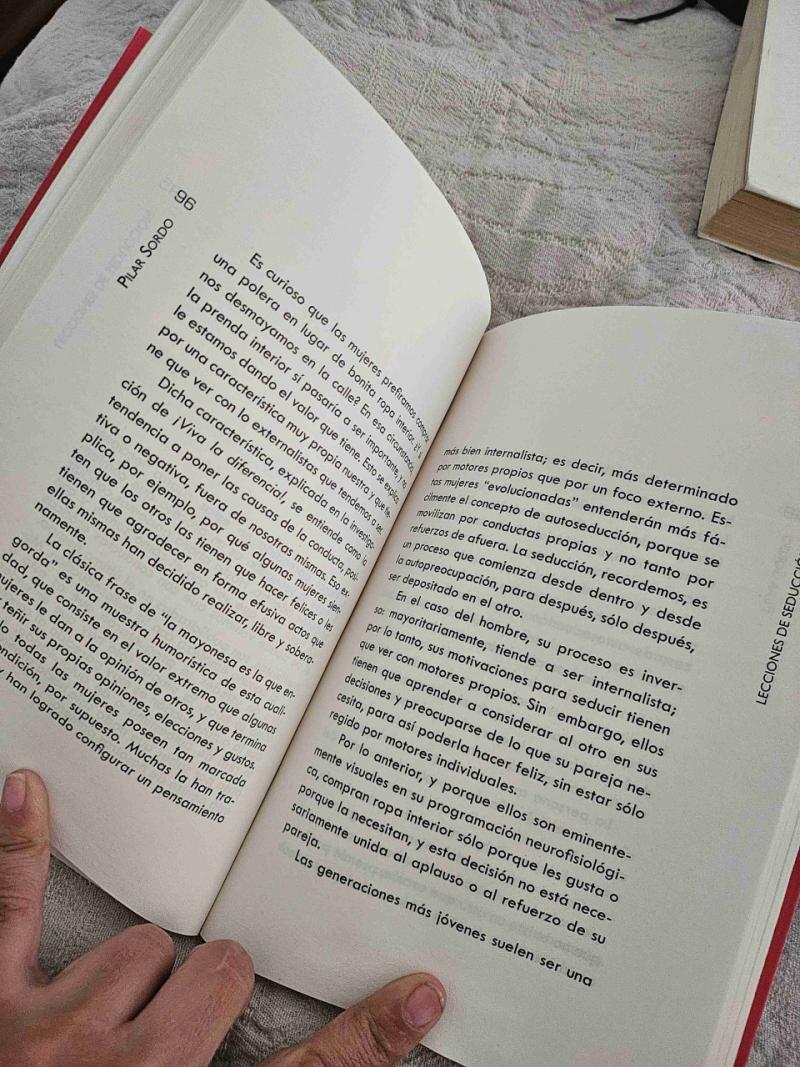 Libro Lecciones de seducción - 3