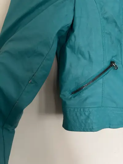 Chaqueta turquesa con cremallera - miniatura 6