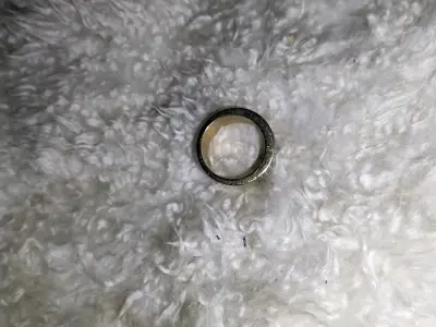 Anillo acero inoxidable con circones - miniatura 2