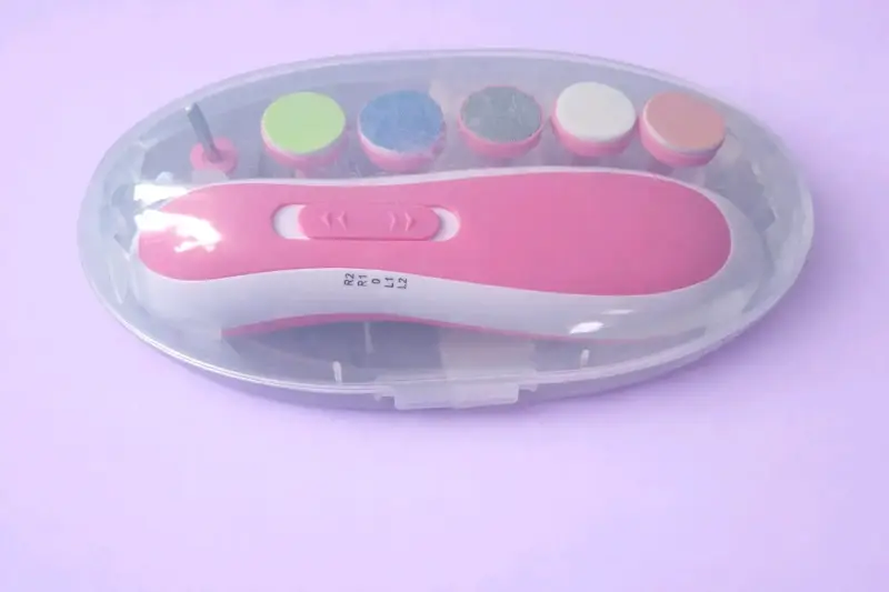 Set de manicura eléctrico rosa - 1